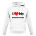 I Love My Bullmastiff unisex hoodie