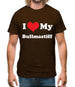 I Love My Bullmastiff Mens T-Shirt