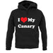 I Love My Canary unisex hoodie