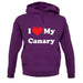 I Love My Canary unisex hoodie