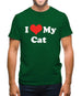 I Love My Cat Mens T-Shirt