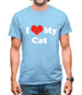 I Love My Cat Mens T-Shirt