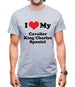 I Love My Cavalier King Charles Spaniel Mens T-Shirt