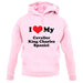 I Love My Cavalier King Charles Spaniel unisex hoodie