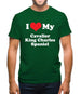 I Love My Cavalier King Charles Spaniel Mens T-Shirt