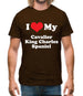 I Love My Cavalier King Charles Spaniel Mens T-Shirt