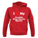 I Love My Cavalier King Charles Spaniel unisex hoodie