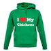 I Love My Chickens unisex hoodie