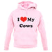 I Love My Cows unisex hoodie
