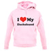 I Love My Dachshund unisex hoodie