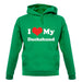 I Love My Dachshund unisex hoodie