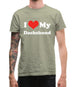 I Love My Dachshund Mens T-Shirt