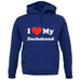 I Love My Dachshund unisex hoodie