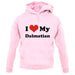 I Love My Dalmation unisex hoodie