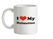 I Love My Dalmation Ceramic Mug