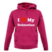 I Love My Dalmation unisex hoodie