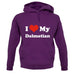 I Love My Dalmation unisex hoodie