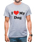 I Love My Dog Mens T-Shirt