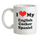 I Love My English Cocker Spaniel Ceramic Mug