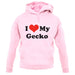 I Love My Gecko unisex hoodie