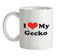 I Love My Gecko Ceramic Mug