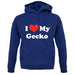 I Love My Gecko unisex hoodie