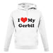 I Love My Gerbil unisex hoodie