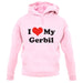 I Love My Gerbil unisex hoodie