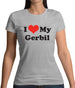 I Love My Gerbil Womens T-Shirt