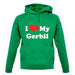 I Love My Gerbil unisex hoodie