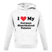 I Love My German Shorthaired Pointer unisex hoodie