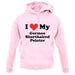 I Love My German Shorthaired Pointer unisex hoodie