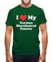 I Love My German Shorthaired Pointer Mens T-Shirt