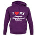 I Love My German Shorthaired Pointer unisex hoodie