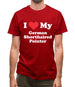I Love My German Shorthaired Pointer Mens T-Shirt