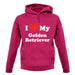 I Love My Golden Retriever unisex hoodie