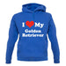 I Love My Golden Retriever unisex hoodie