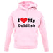 I Love My Goldfish unisex hoodie