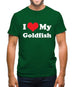 I Love My Goldfish Mens T-Shirt