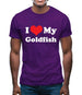 I Love My Goldfish Mens T-Shirt