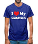 I Love My Goldfish Mens T-Shirt