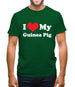 I Love My Guinea Pig Mens T-Shirt