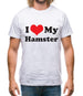 I Love My Hamster Mens T-Shirt