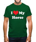 I Love My Horses Mens T-Shirt