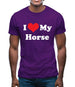 I Love My Horses Mens T-Shirt