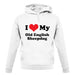 I Love My Old English Sheepdog unisex hoodie