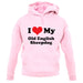 I Love My Old English Sheepdog unisex hoodie