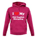 I Love My Old English Sheepdog unisex hoodie