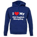 I Love My Old English Sheepdog unisex hoodie