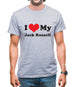 I Love My Jack Russell Mens T-Shirt